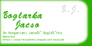 boglarka jacso business card